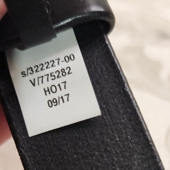 Nordstrom Elegant Black Leather Belt with Smooth Finish Size 38 - Picture 9 of 9